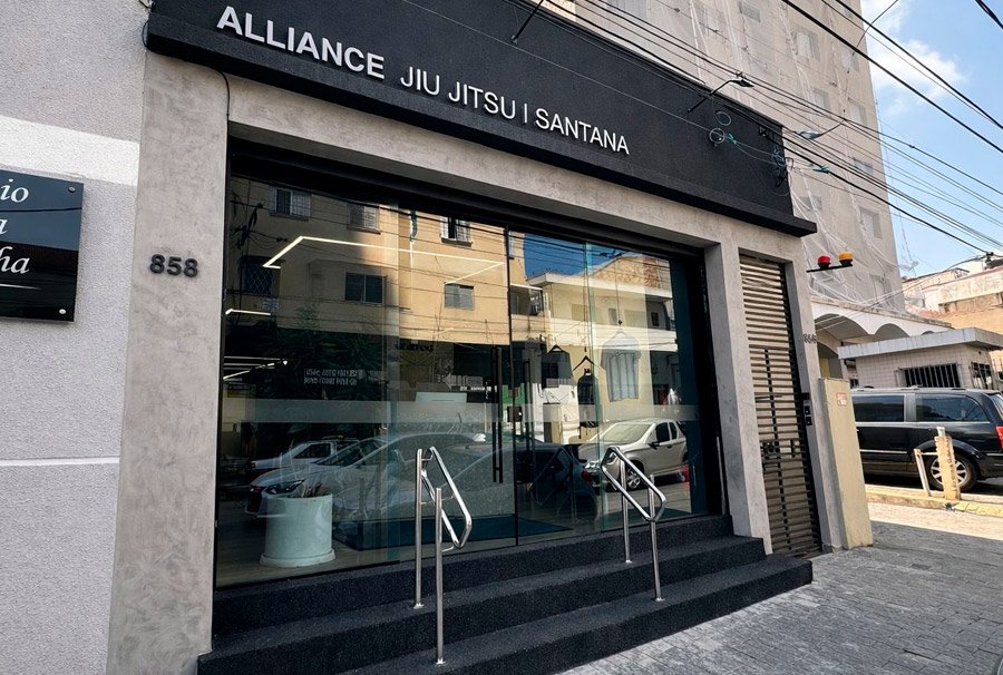Tatame principal da Alliance Jiu Jitsu Santana
